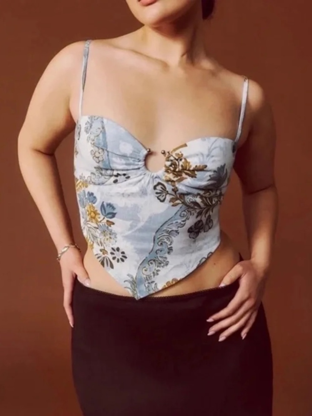 Reformation Sansa Linen Top